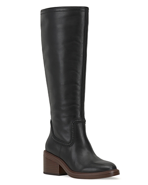 Shop Vince Camuto Women's' Vuliann High Heel Riding Boots In Black