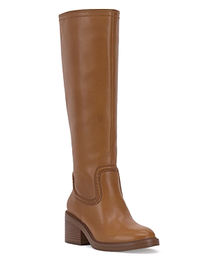 Shop Vince Camuto Women's' Vuliann High Heel Riding Boots In Brown