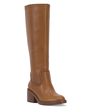 Vince Camuto Women's' Vuliann High Heel Riding Boots In Brown