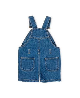 Unisex Classic Stonewash Denim Overalls Shorts - Baby, Little Kid, Big Kid