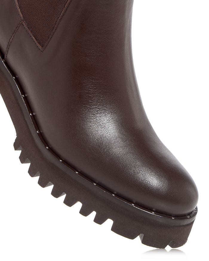 Shop Freda Salvador Women's Brooke Waterproof Chelsea Boots In Dark Brown