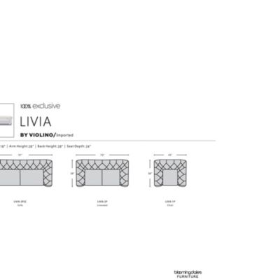 Livia Fabric Sofa - Exclusive