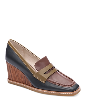 Sanctuary Cadence Wedge Pump In Brown Multi