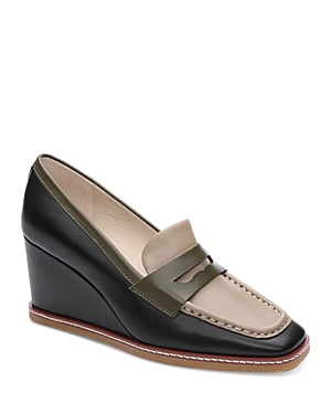 Sanctuary Cadence Wedge Pump In Black/taupe