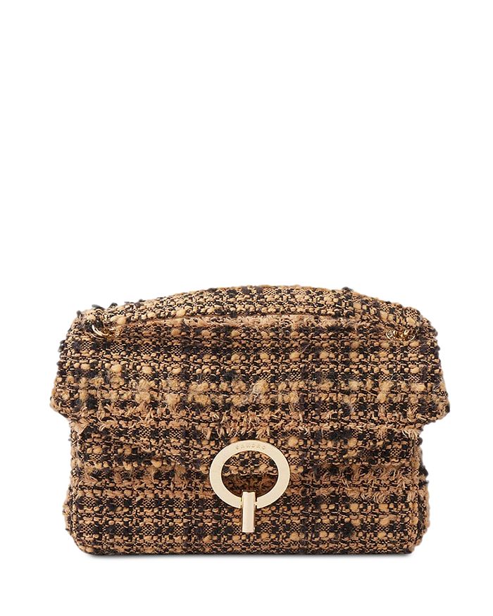 Sandro YZA Small PM Tweed Convertible Handbag | Bloomingdale's