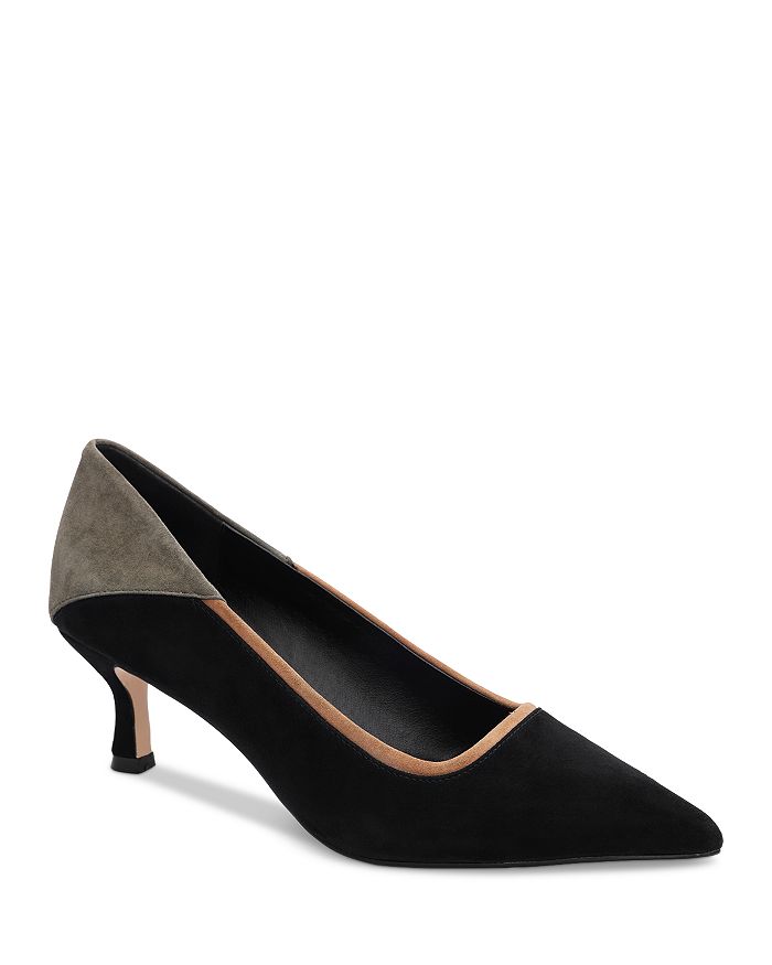 Sanctuary Women's Perk Pointed Toe Kitten Heel Pumps | Bloomingdale's