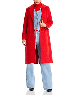 Aqua Two Button Long Coat - 100% Exclusive In Red