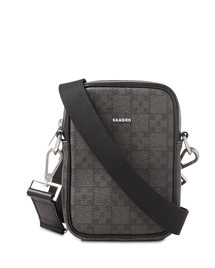 Sandro Square Cross Logo Crossbody Bag Bloomingdale s
