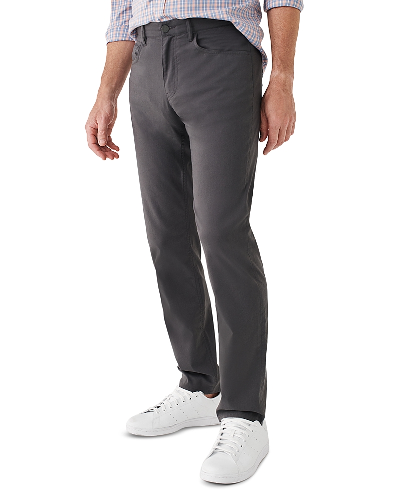 Faherty Movement Coolmax Regular Fit Pants In Graphite