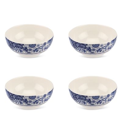 Spode - Blue Italian Brocato 5.5" Bowl, Set of 4