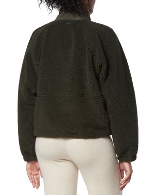 Mixed Media Sherpa Jacket