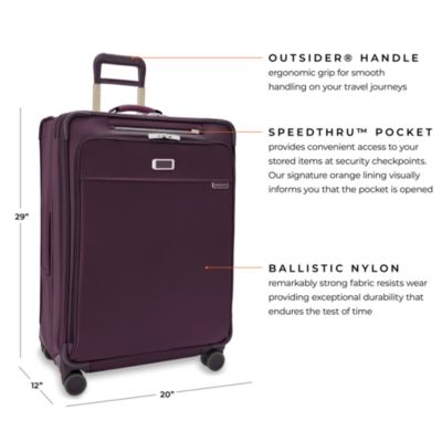 Baseline Large Expandable Spinner Suitcase