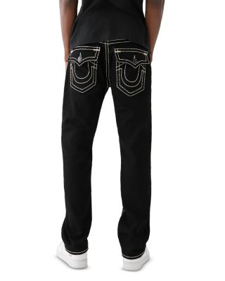 True Religion Ricky Super T Flap Straight Fit Jeans in Body Rinse