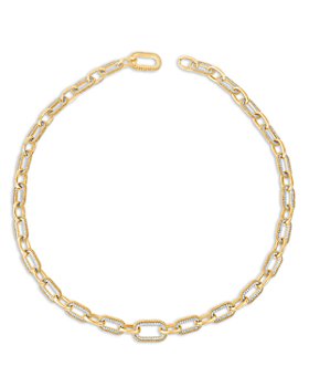 HARAKH - Diamond Link Necklace in 18K Yellow Gold, 2.8 ct. t.w., 17"