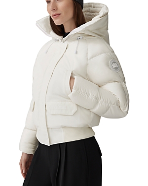 Shop Canada Goose Paradigm Chilliwack Down Bomber Jacket In North Star White