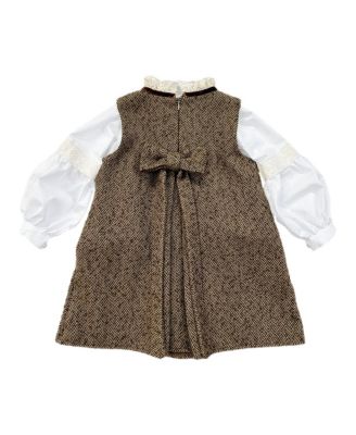 Girls' Herringbone Dress and Blouse Set - Baby, Little Kid, Big Kid