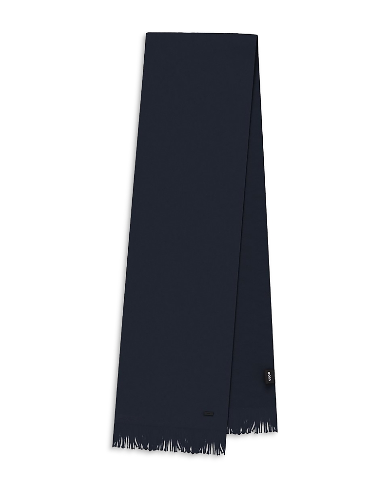 Boss Hugo Boss Albas Fringe Wool Scarf