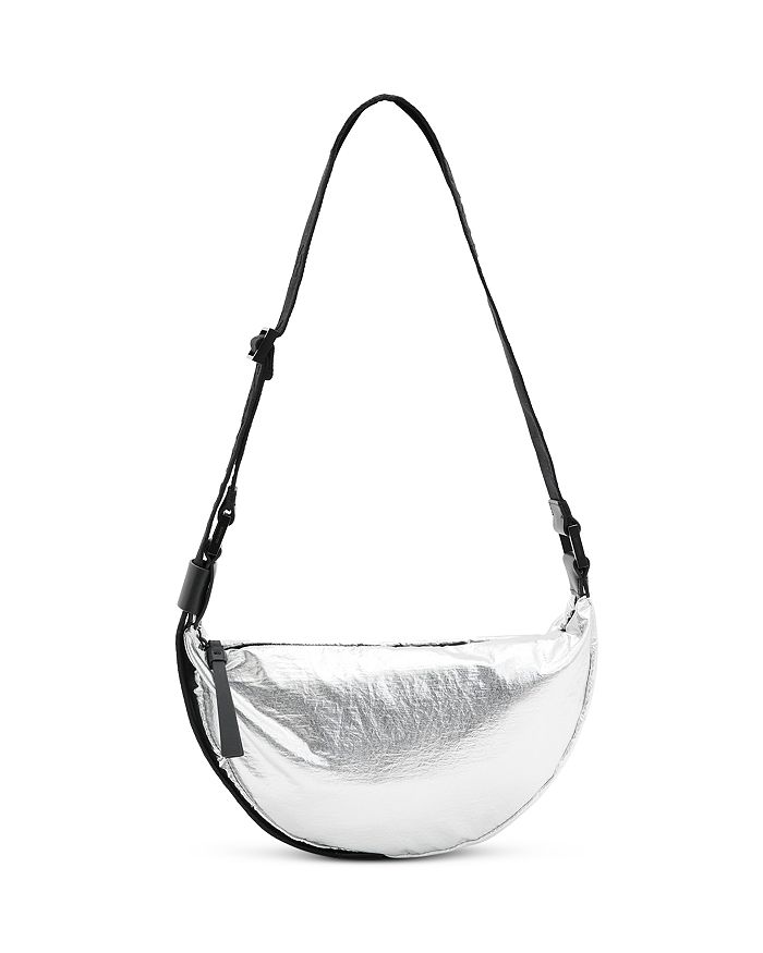 ALLSAINTS Half Moon Nylon Crossbody Bag | Bloomingdale's