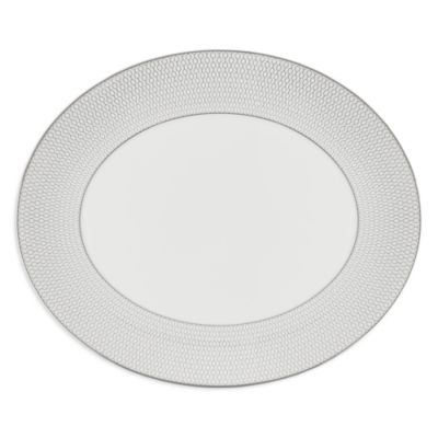 Gio Platinum Oval Platter