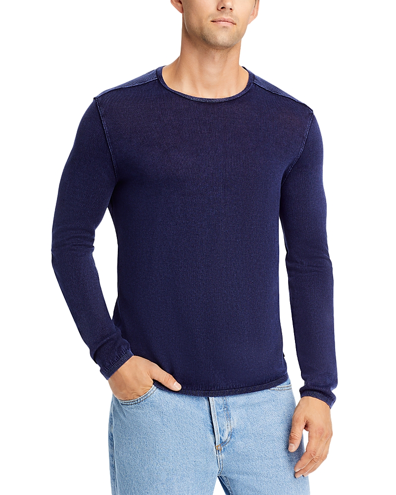 John Varvatos Star Usa Acid-Wash Crewneck Sweater