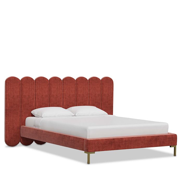 Sparrow & Wren Patton Panel Bed, Full In Lewis Paprika