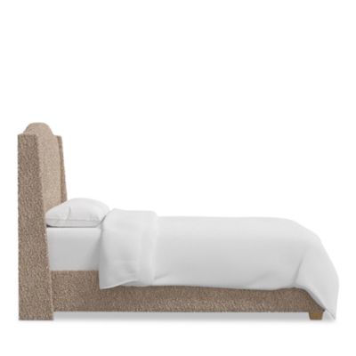 Amalia Bed in Plush Boucle, King