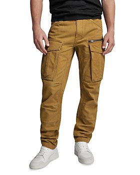 Mens Woven Cargo Pants, Tapered Fit Elasticated Waist Toggle Cuffs, Light  Blue – B Couture