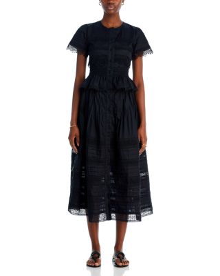 Camila Tiered Lace Midi Skirt