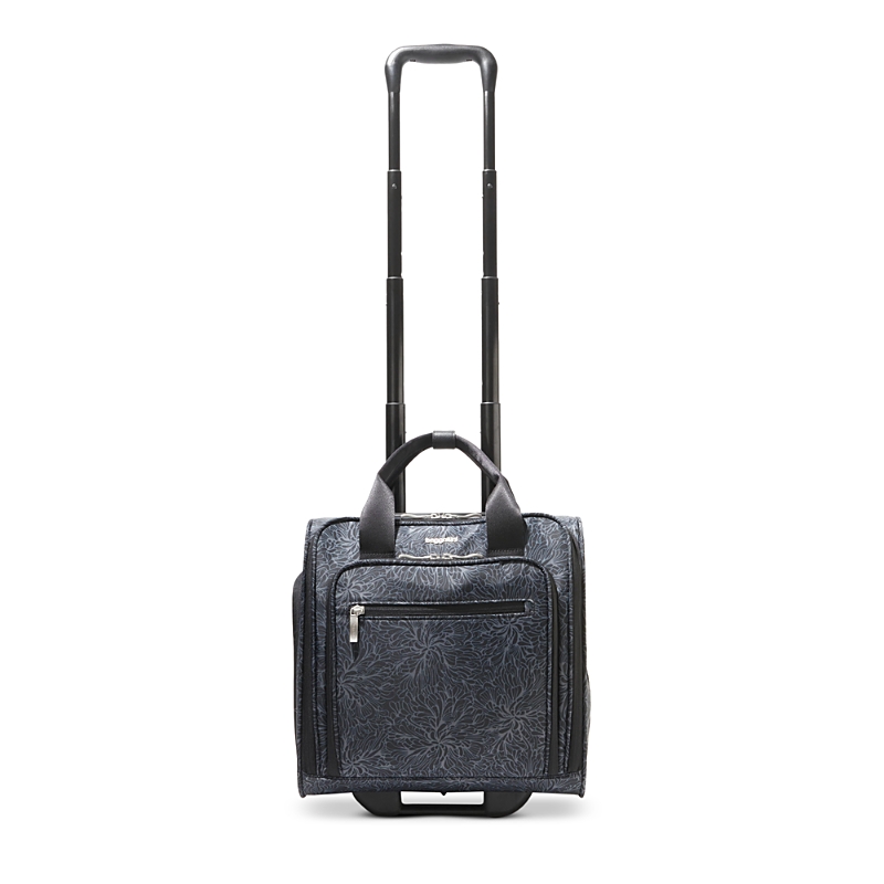Baggallini 2 Wheel Under Seat Carry On Bag In Midnight Blossom Print