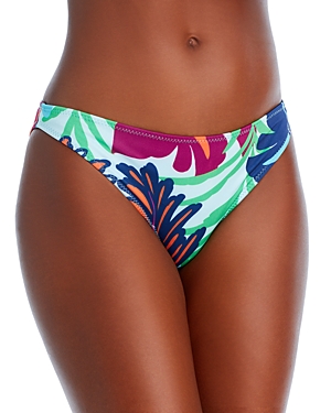 Shop Ramy Brook Isla Flower Print Bikini Bottom In Multi Flow