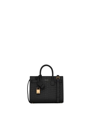 SAINT LAURENT - Sac De Jour Nano in Crocodile Embossed Leather