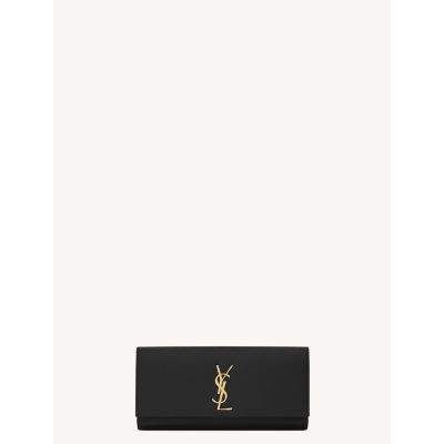 SAINT LAURENT - Kate Clutch in Grain De Poudre Embossed Leather