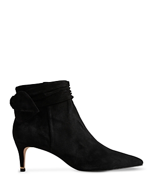 TED BAKER WOMEN'S YONA SUEDE BOW ANKLE BOOTS