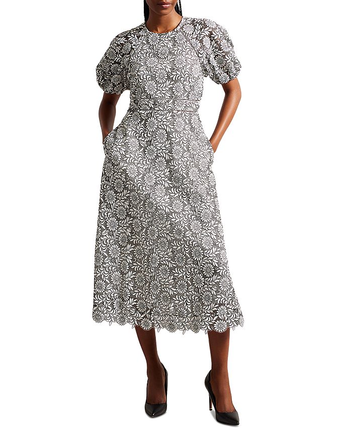 Ted baker lace best sale midi dress