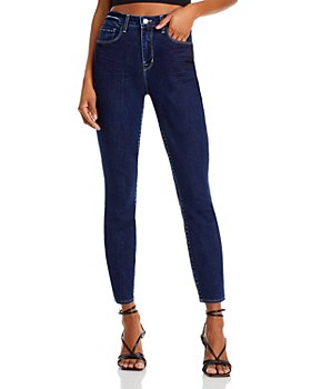 Trendy Solid Denim Jeans For,Navy Blue Knitted Denim Jeans,Women
