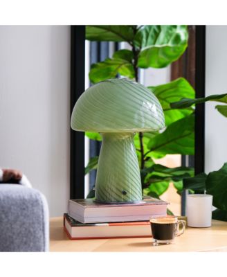 Petite Close Top Glass Mushroom Lamp