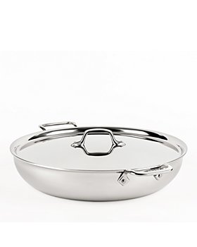 All-Clad - D3 Stainless Steel 3-Ply Bonded 7-Quart Sunday Supper Pan with Lid