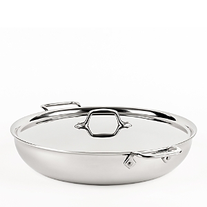 All-clad D3 Stainless Steel 3-ply Bonded 7-quart Sunday Supper Pan With Lid