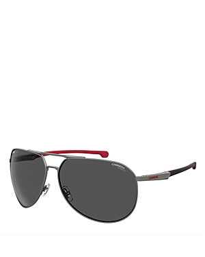 Carrera Carduc 030/s Aviator Sunglasses, 67mm In Grey/gray Solid