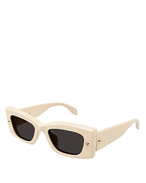 Alexander McQUEEN Spike Stud Rectangular Sunglasses, 51mm