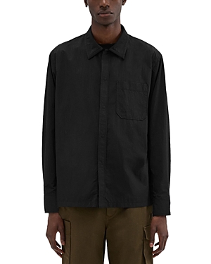 Shop Theory Project Feather Nylon Shirt In Black