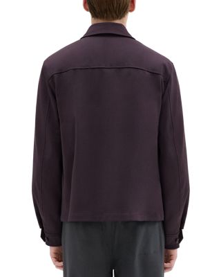 トップス RESISTED YARN DYED WOOL GABARDINE SHIRT RESISTED YARN DYED WOOL GABARDINE SHIRT