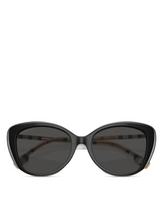 Cat Eye Check Sunglasses, 54mm