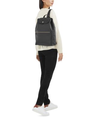 Longchamp Leather Backpack | Bloomingdale display picture 1