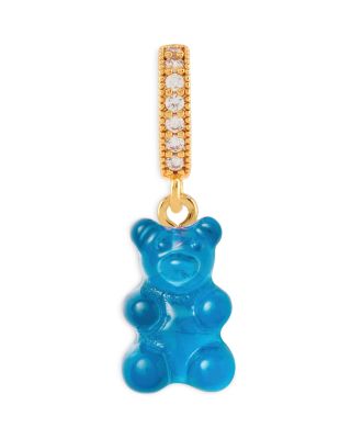 Crystal Haze - Nostalgia Pav&eacute; Bear Pendant in 18K Gold Plated