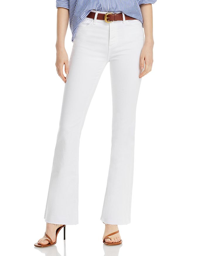 AG Farrah High Rise Bootcut Jeans in Cloud White | Bloomingdale's