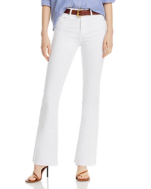 Shop Ag Farrah High Rise Bootcut Jeans In Cloud White