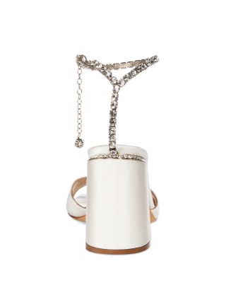 Women's Saeda 85 Embellished Ankle Strap High Heel Sandals