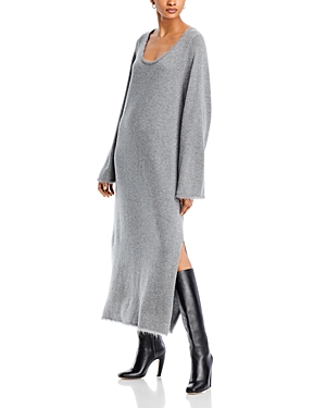 By Malene Birger Lovella Sweater Dress In Grey Melange