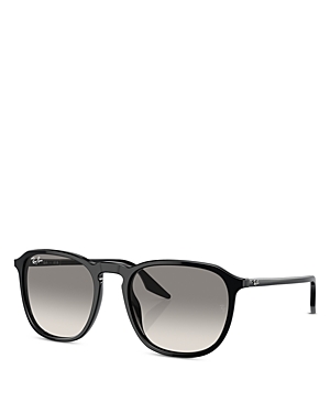 Ray Ban Ray-ban Square Sunglasses, 55mm In Black/gray Gradient
